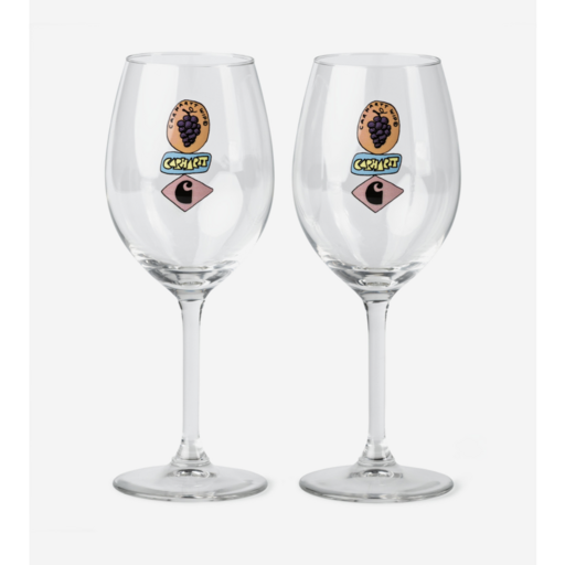 Carhartt WIP Stacked Grapes Wine Glass Set
