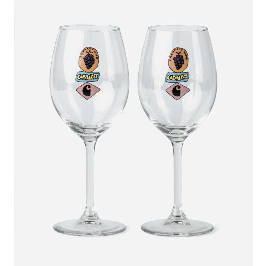 Carhartt WIP Stacked Grapes Wine Glass Set
