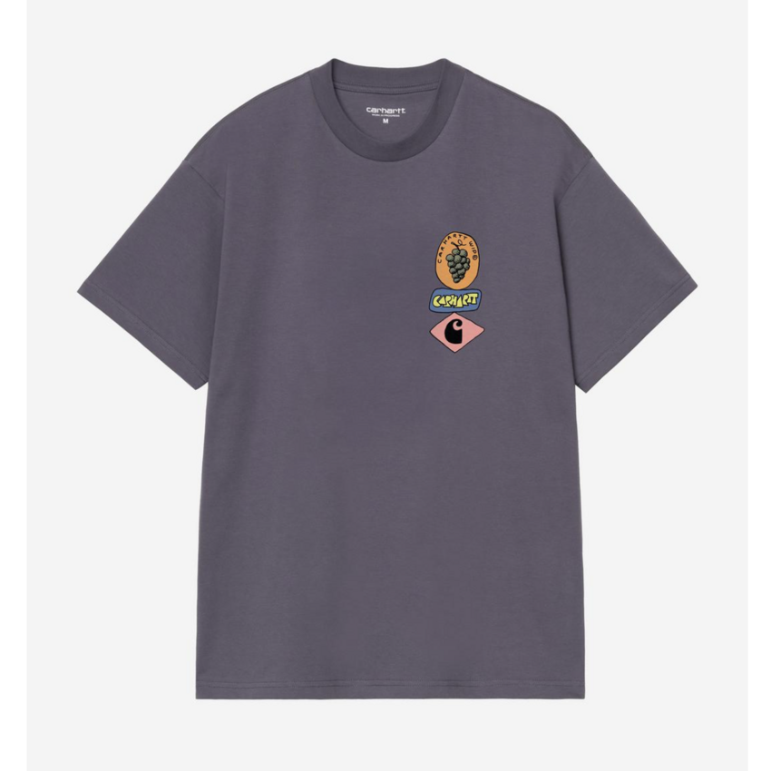 Carhartt WIP S/S Stacked Grapes T-Shirt Shady Purple