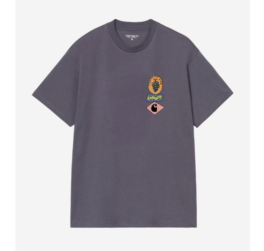 Carhartt WIP S/S Stacked Grapes T-Shirt Shady Purple