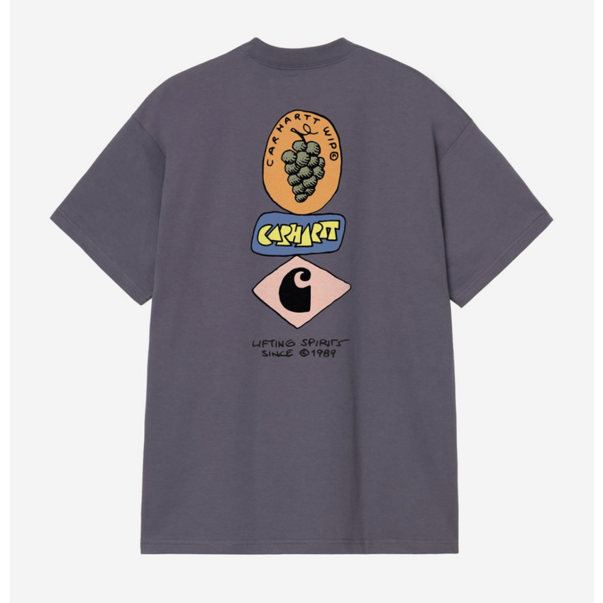 Carhartt WIP S/S Stacked Grapes T-Shirt Shady Purple