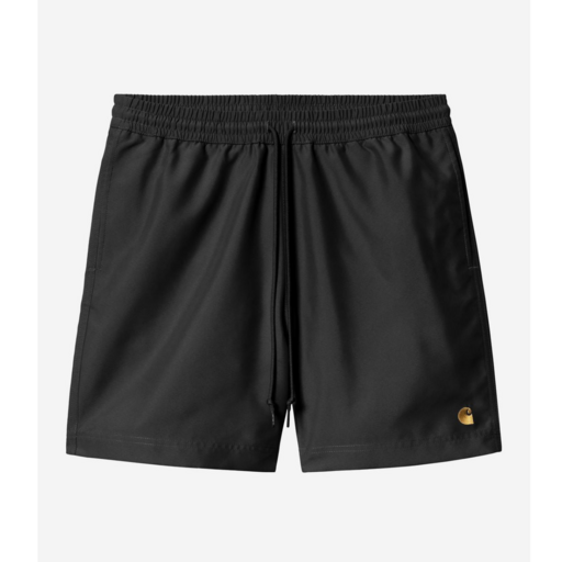 Carhartt WIP Chase Swim Trunks Black/Gold