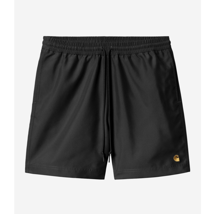 Carhartt WIP Chase Swim Trunks Black/Gold