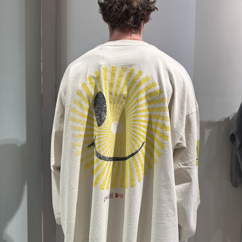 LOVELEE DAE LS Frankie Tee Clash Vintage White