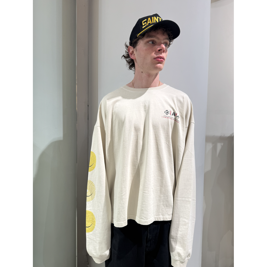 LOVELEE DAE LS Frankie Tee Clash Vintage White