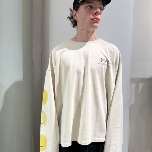 LOVELEE DAE LS Frankie Tee Clash Vintage White