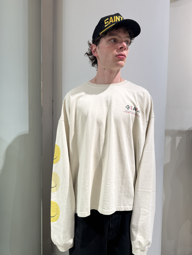 LOVELEE DAE LS Frankie Tee Clash Vintage White