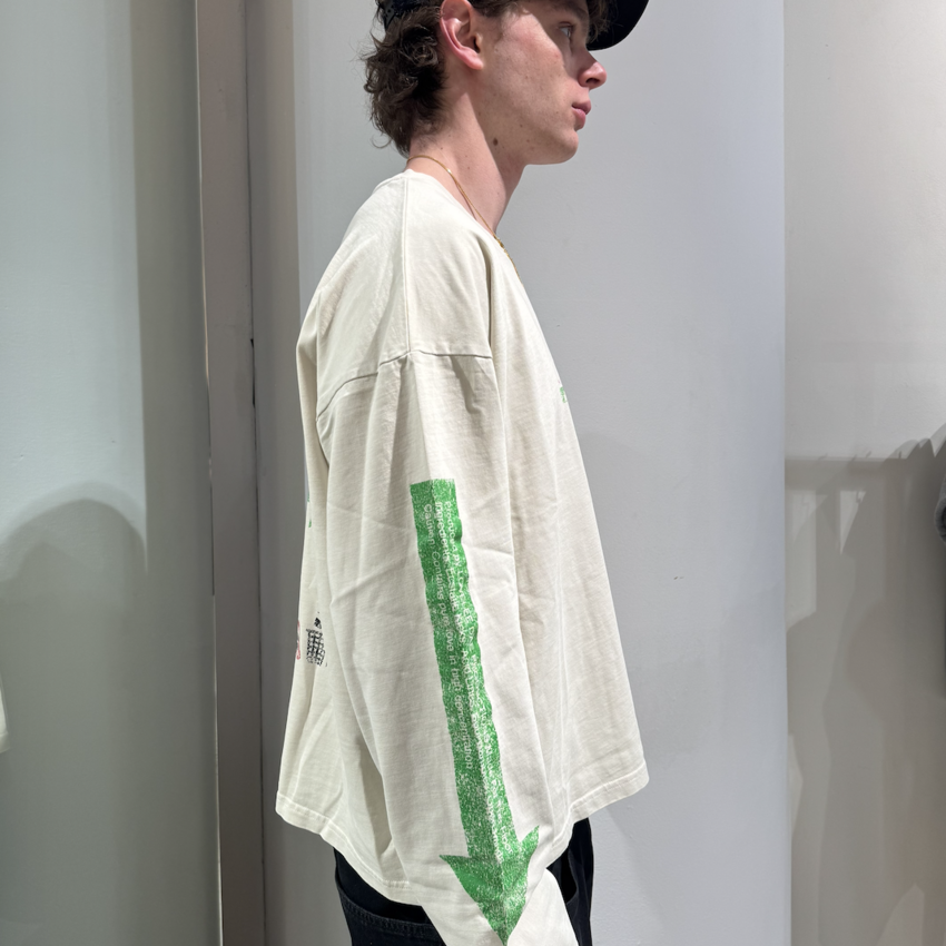 LOVELEE DAE LS Frankie Tee Basement Vintage White