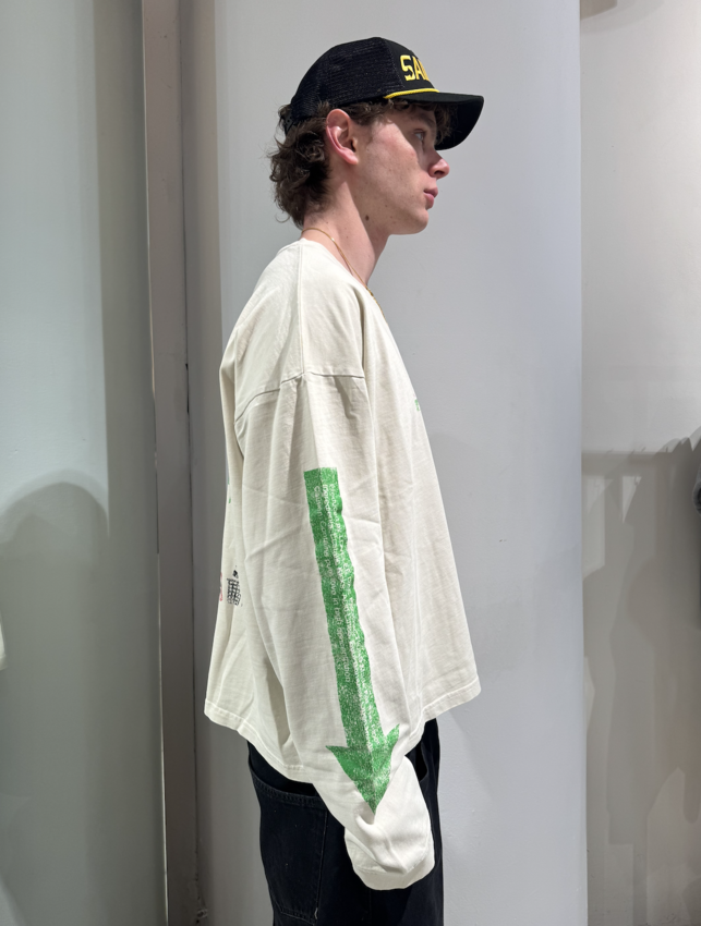 LOVELEE DAE LS Frankie Tee Basement Vintage White