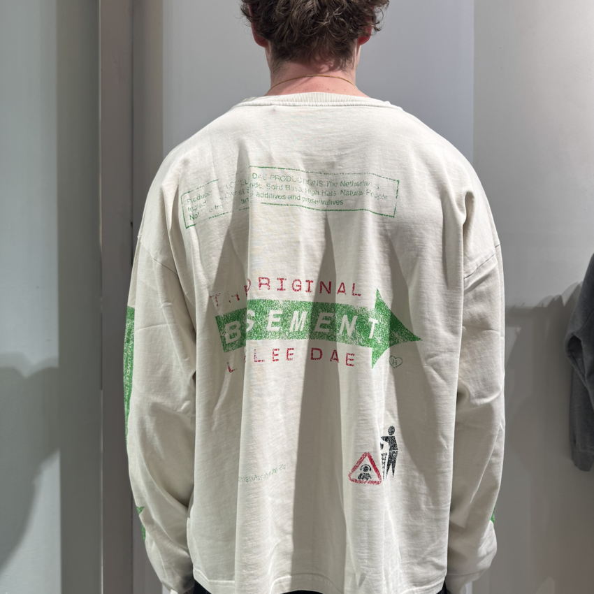 LOVELEE DAE LS Frankie Tee Basement Vintage White