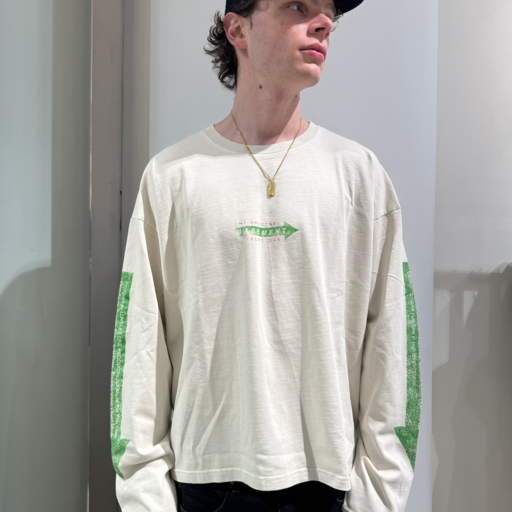 LOVELEE DAE LS Frankie Tee Basement Vintage White