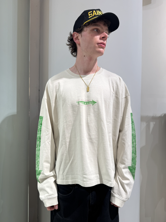 LOVELEE DAE LS Frankie Tee Basement Vintage White