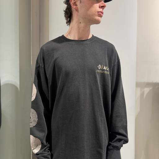LOVELEE DAE LS Chuck Tee Clash Washed Black