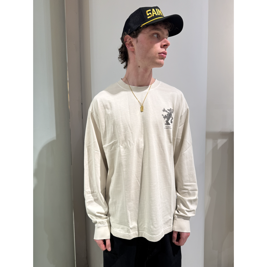 LOVELEE DAE LS Chuck Tee Jack Logo Vintage White