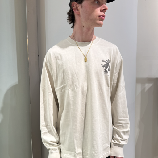 LOVELEE DAE LS Chuck Tee Jack Logo Vintage White