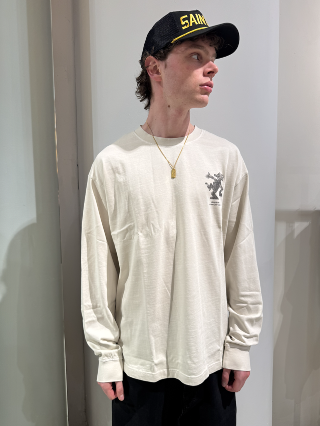 LOVELEE DAE LS Chuck Tee Jack Logo Vintage White