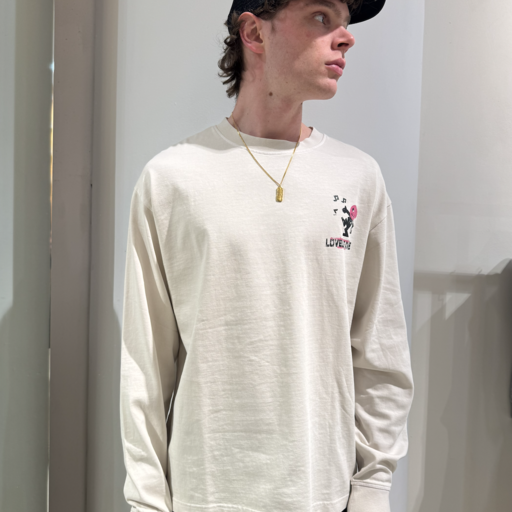LOVELEE DAE LS Chuck Tee Worldtour Vintage White