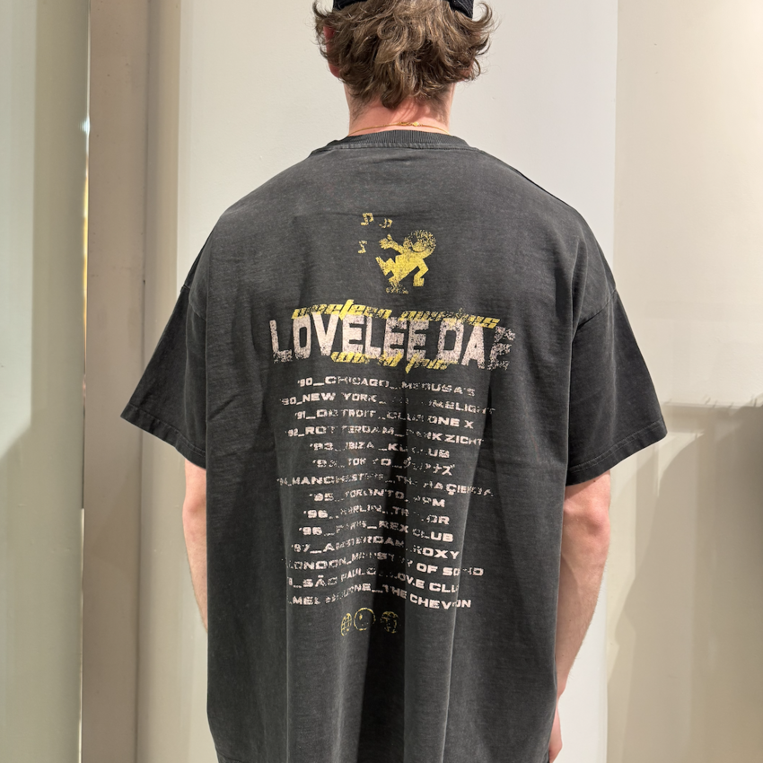 LOVELEE DAE SS Frankie Tee Worldtour Washed Black