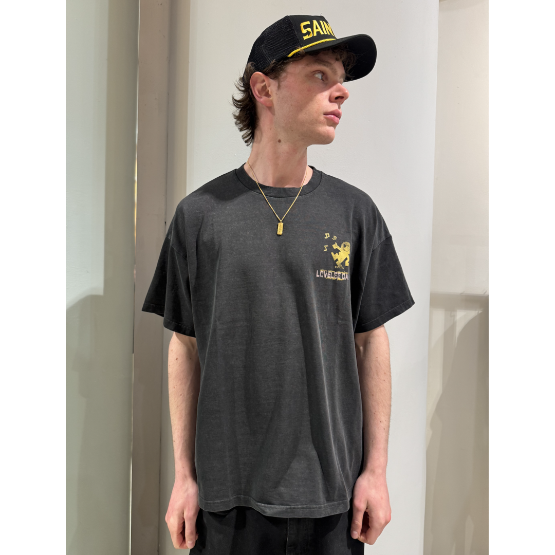 LOVELEE DAE SS Frankie Tee Worldtour Washed Black