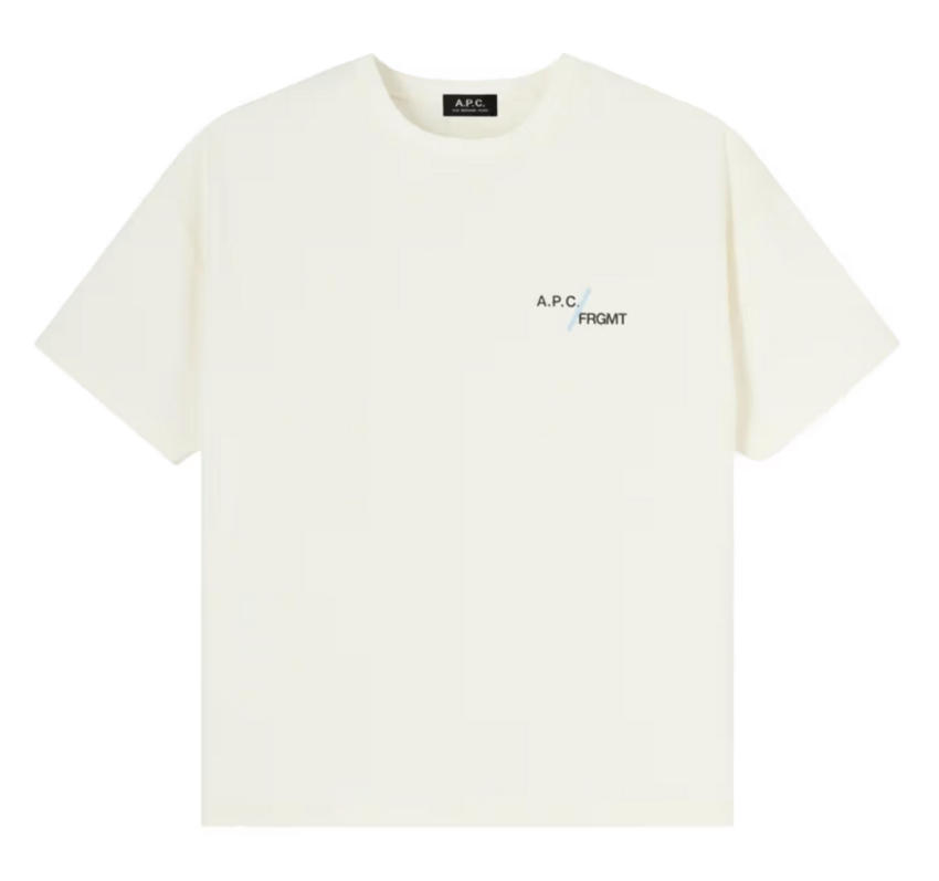 A.P.C. Paris A.P.C. x FRGMT Renoncement Tee White