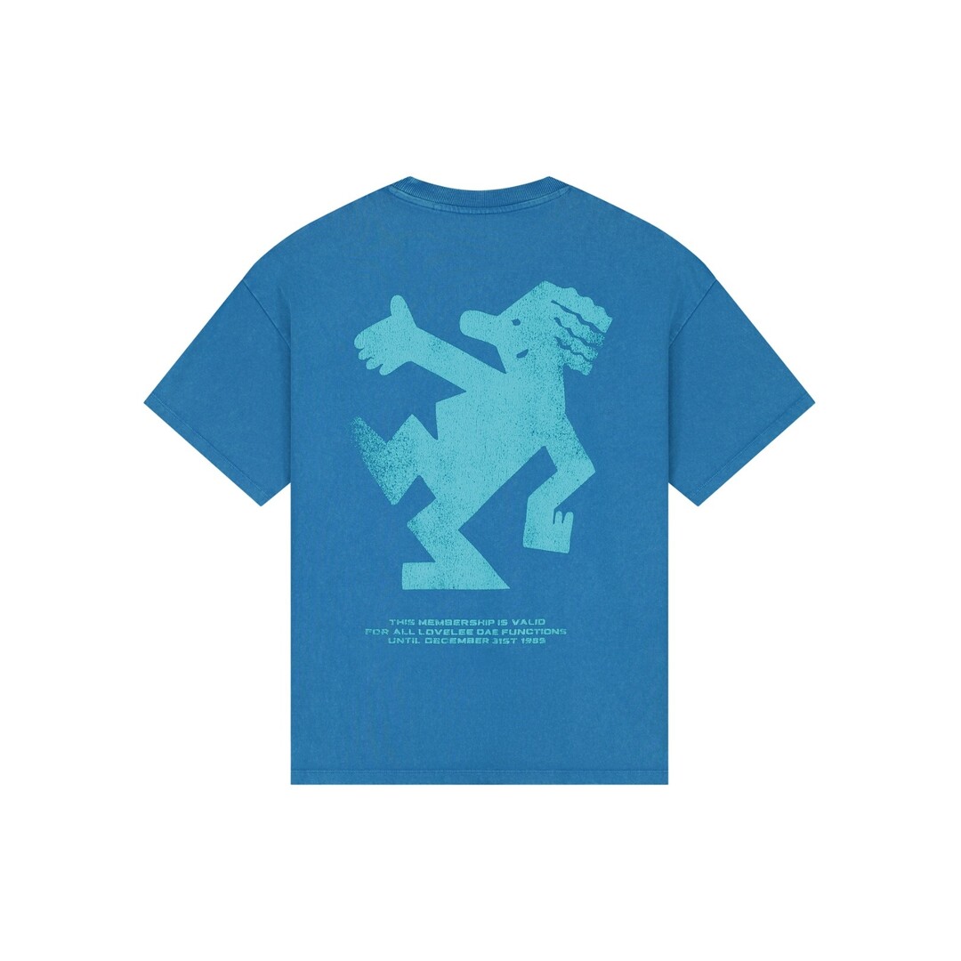 LOVELEE DAE SS Frankie Tee Jack Logo Princess Blue
