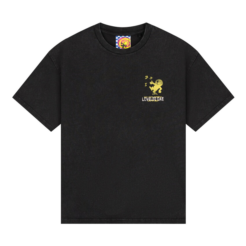 LOVELEE DAE SS Frankie Tee Worldtour Washed Black