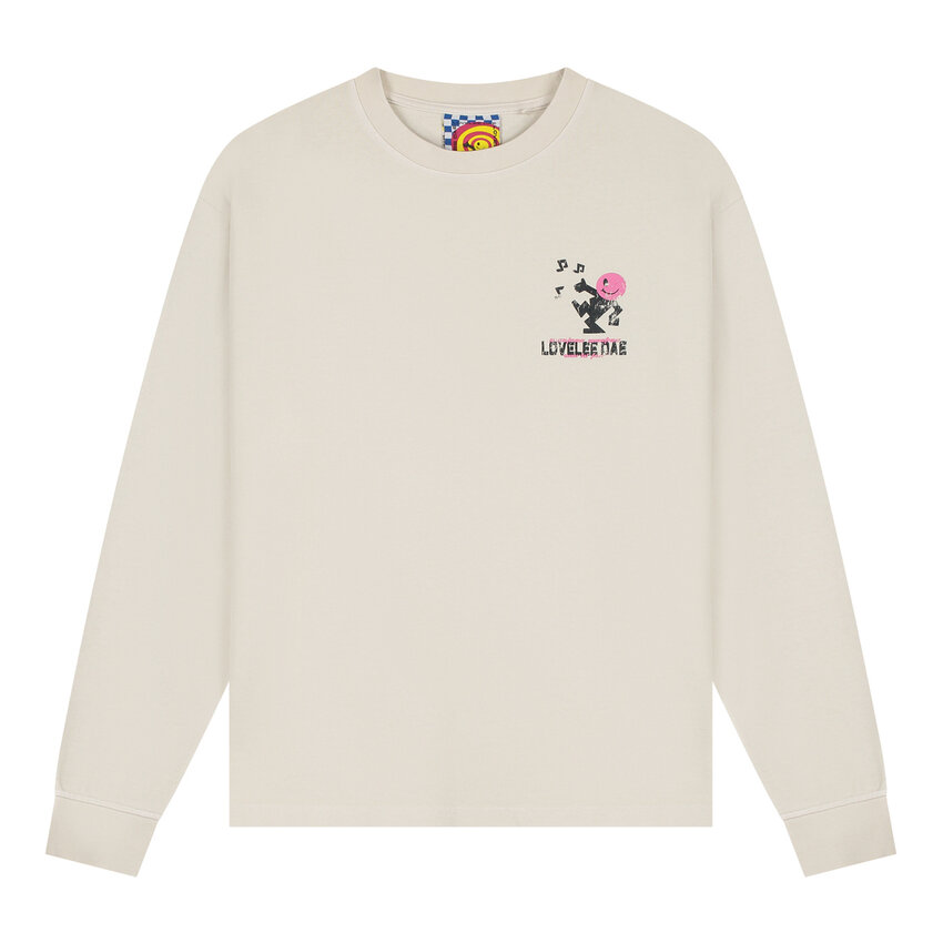 LOVELEE DAE LS Chuck Tee Worldtour Vintage White