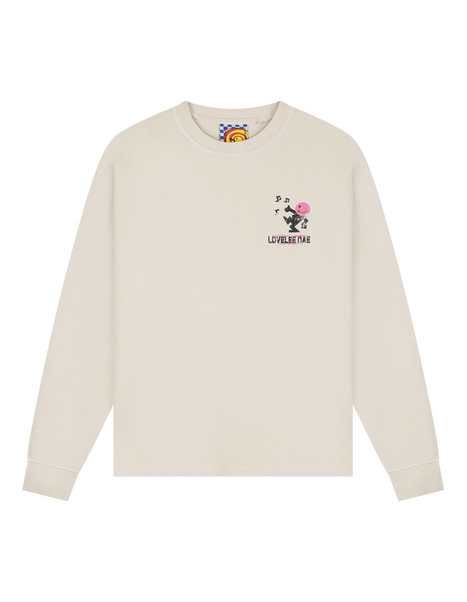 LOVELEE DAE LS Chuck Tee Worldtour Vintage White