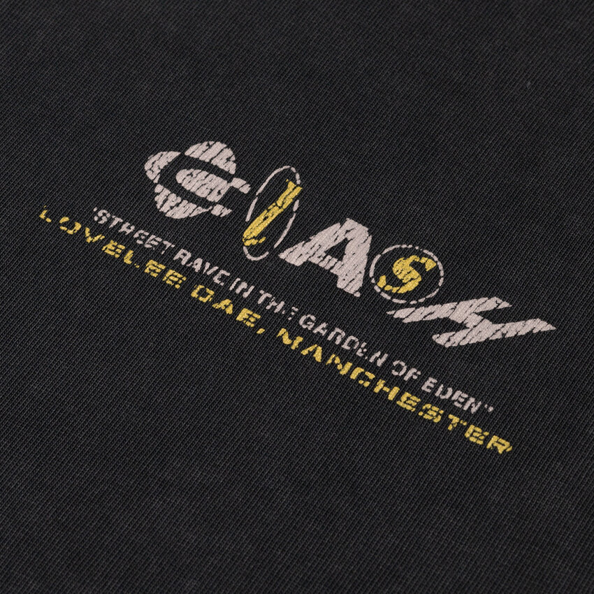 LOVELEE DAE LS Chuck Tee Clash Washed Black