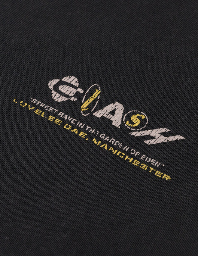 LOVELEE DAE LS Chuck Tee Clash Washed Black