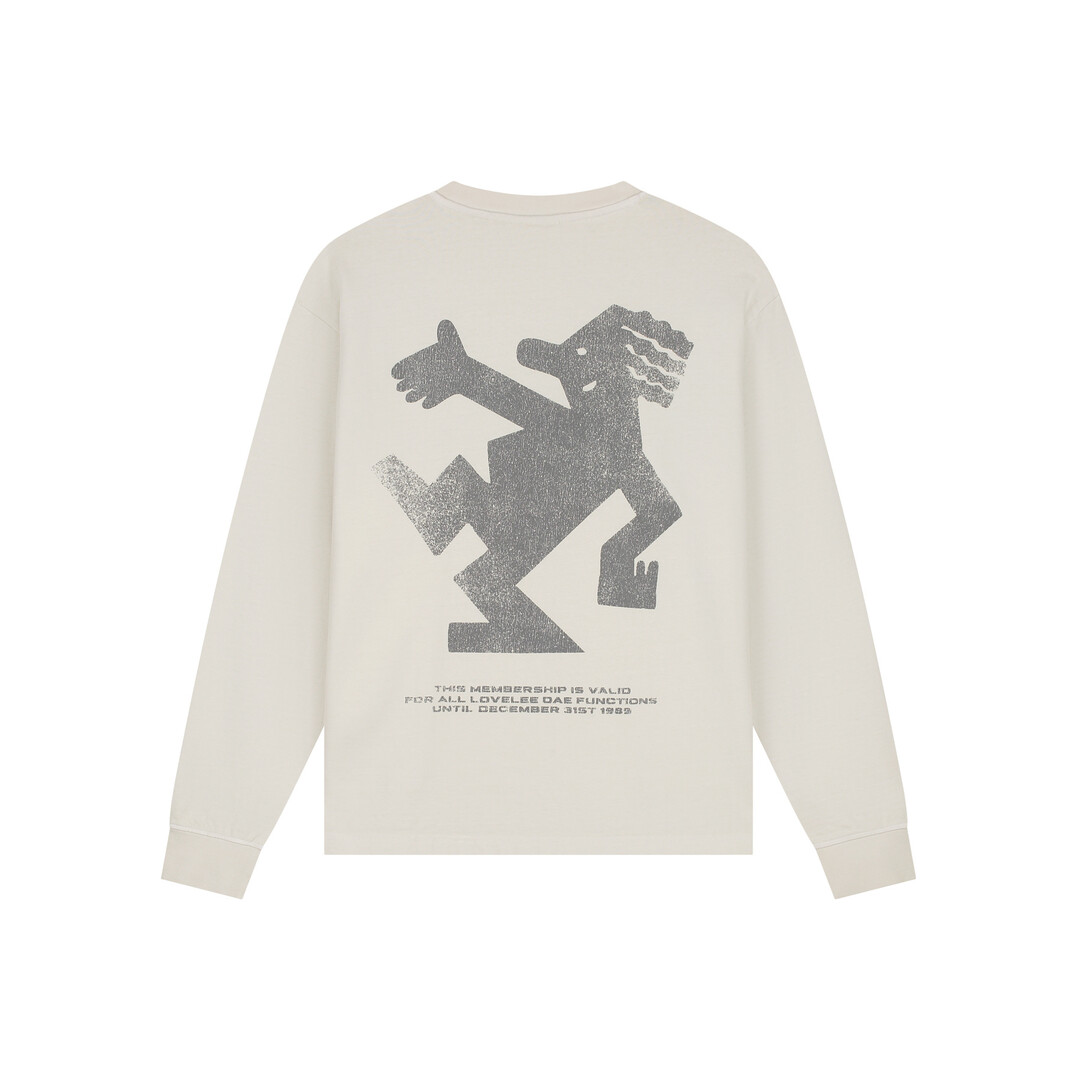 LOVELEE DAE LS Chuck Tee Jack Logo Vintage White