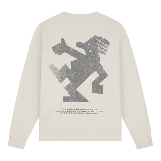 LOVELEE DAE LS Chuck Tee Jack Logo Vintage White