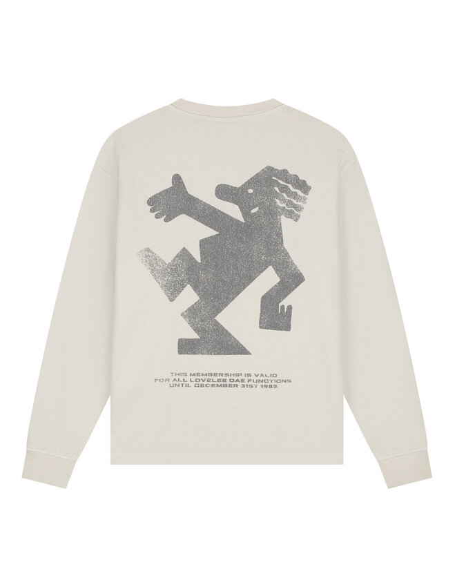 LOVELEE DAE LS Chuck Tee Jack Logo Vintage White