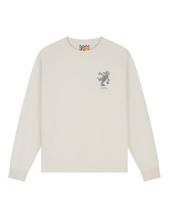 LOVELEE DAE LS Chuck Tee Jack Logo Vintage White