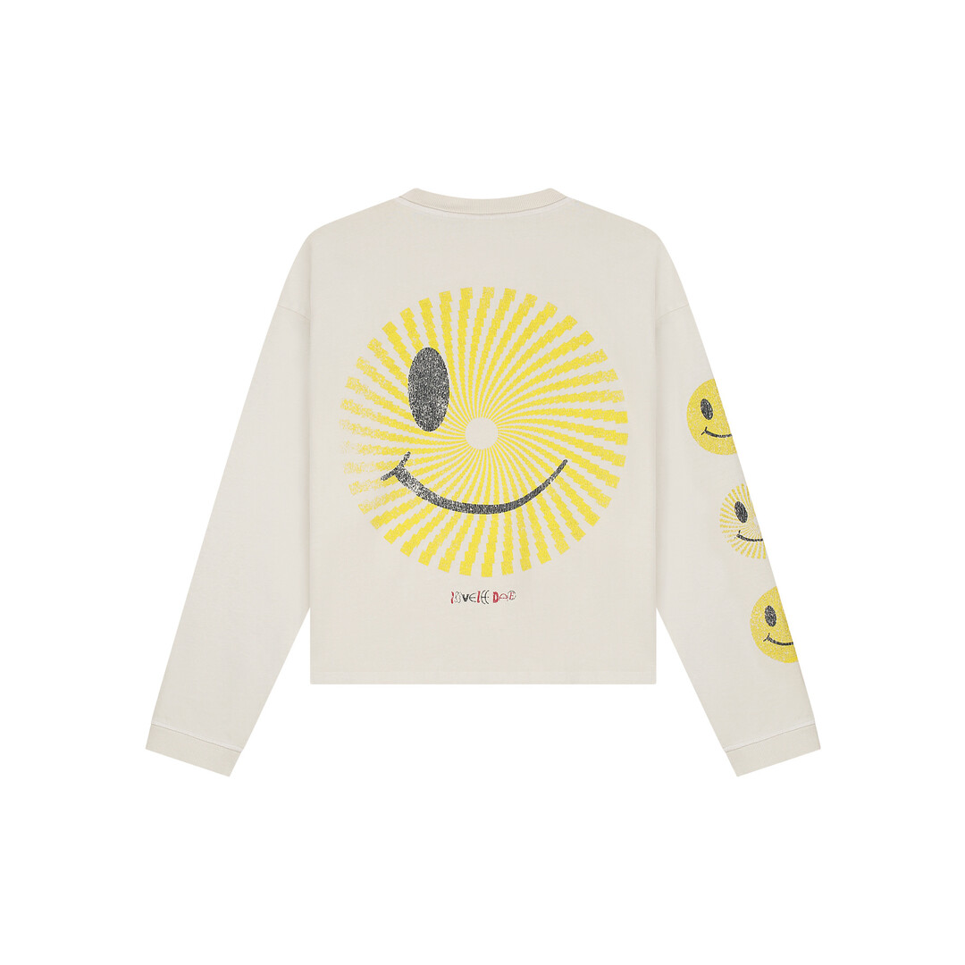 LOVELEE DAE LS Frankie Tee Clash Vintage White