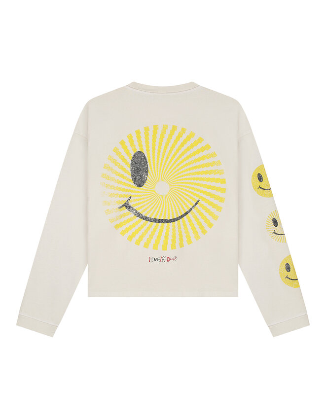 LOVELEE DAE LS Frankie Tee Clash Vintage White