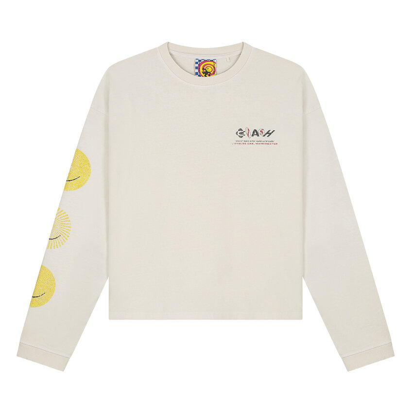 LOVELEE DAE LS Frankie Tee Clash Vintage White