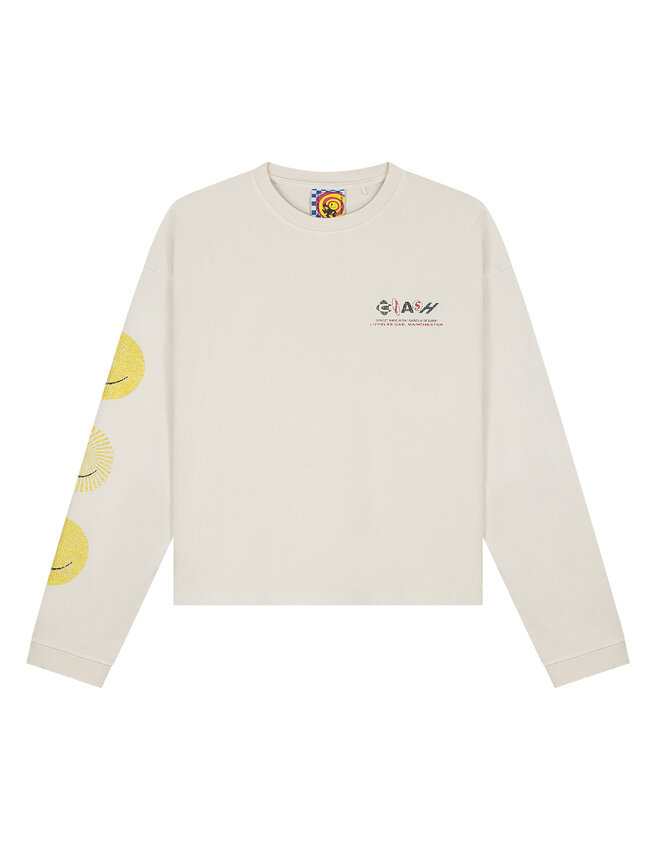 LOVELEE DAE LS Frankie Tee Clash Vintage White