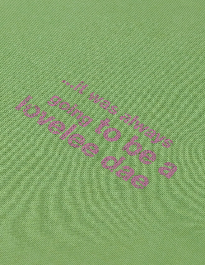 LOVELEE DAE LS Frankie Tee Hotter Flash Green