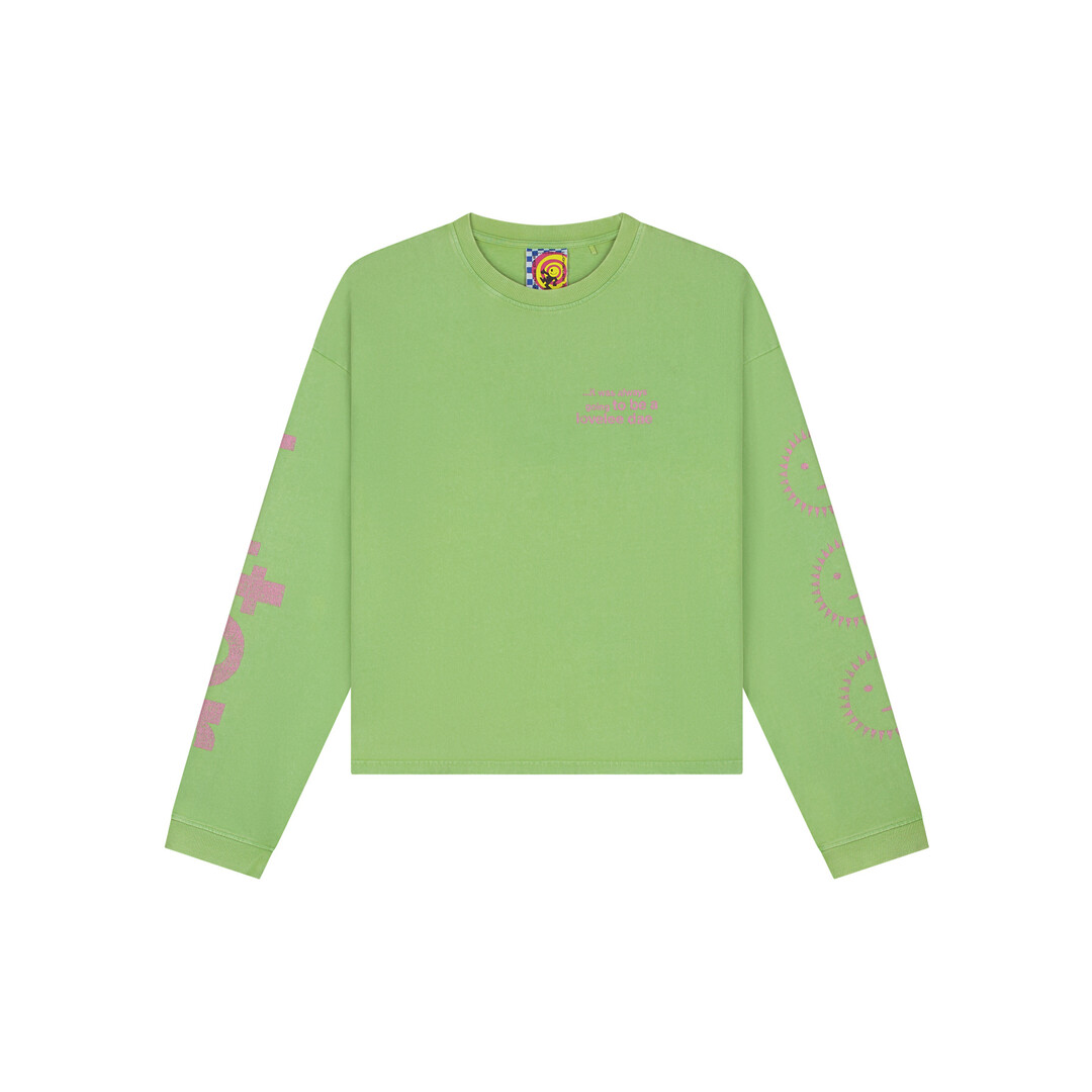 LOVELEE DAE LS Frankie Tee Hotter Flash Green