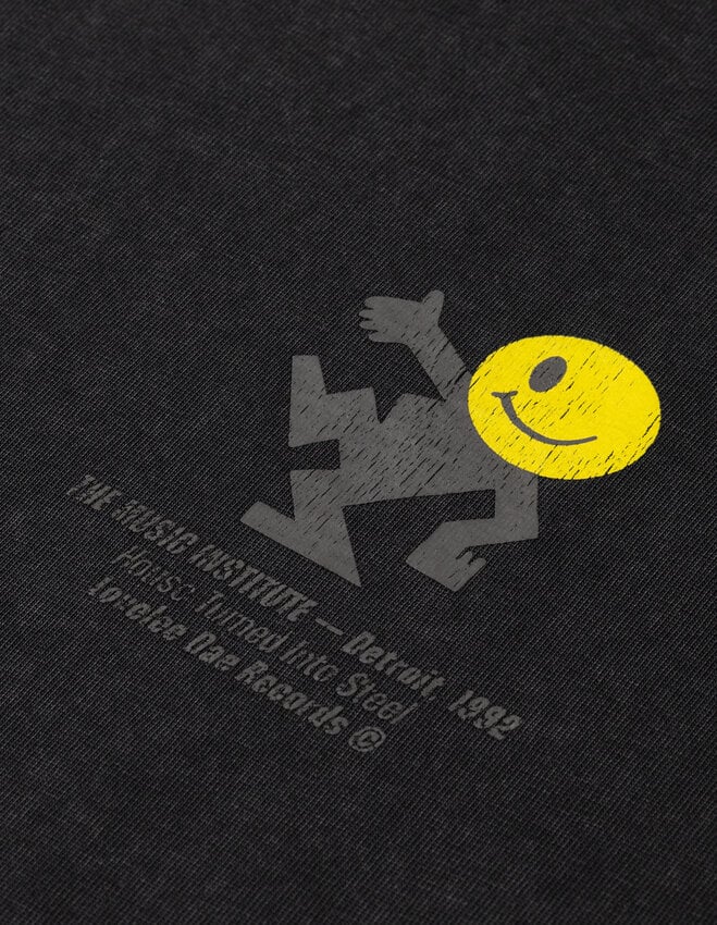 LOVELEE DAE SS Chuck Tee Detroit Washed Black