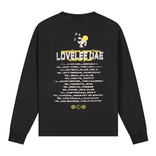 LOVELEE DAE LS Chuck Tee Worldtour Washed Black