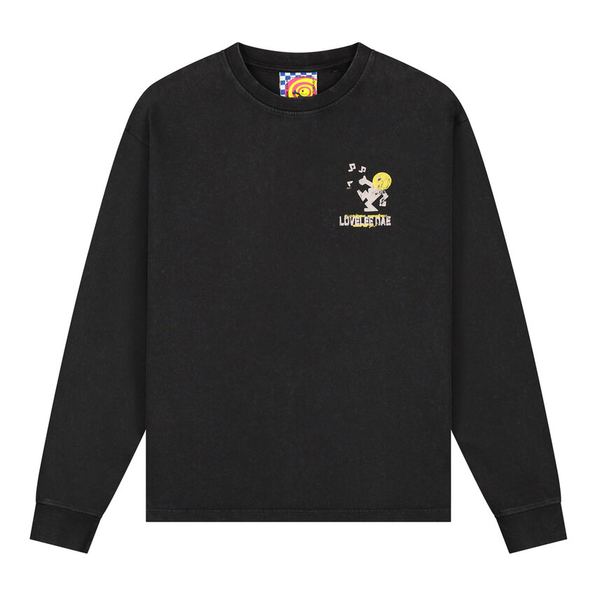 LOVELEE DAE LS Chuck Tee Worldtour Washed Black