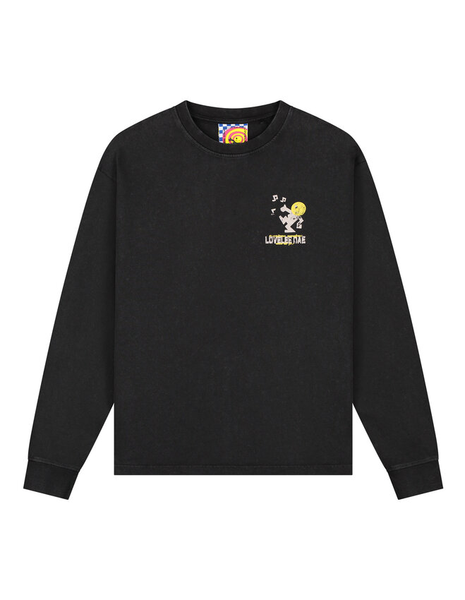 LOVELEE DAE LS Chuck Tee Worldtour Washed Black