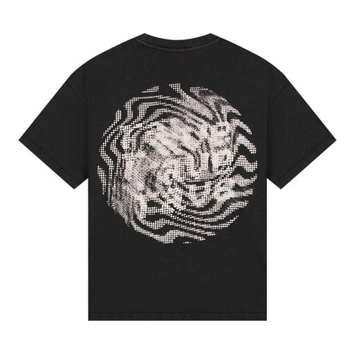 LOVELEE DAE SS Frankie Tee Rave Religion Washed Black