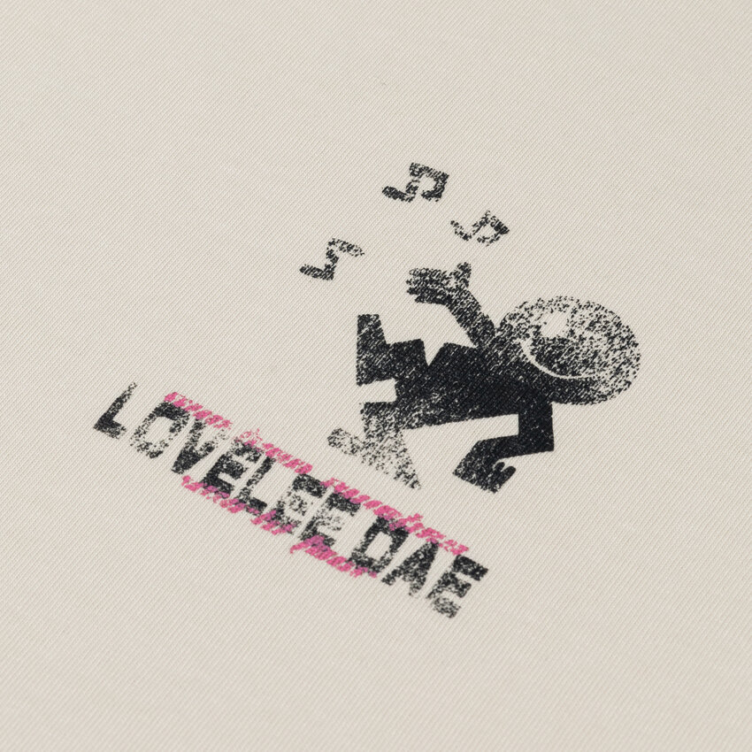 LOVELEE DAE SS Frankie Tee Worldtour Vintage White