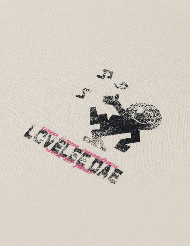 LOVELEE DAE SS Frankie Tee Worldtour Vintage White