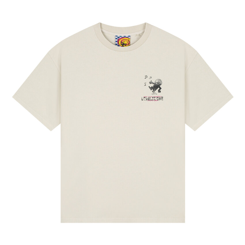 LOVELEE DAE SS Frankie Tee Worldtour Vintage White