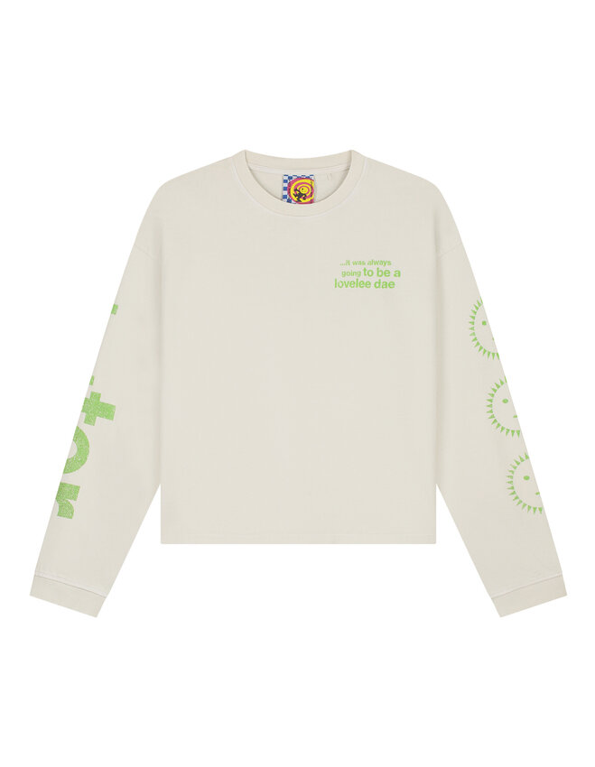 LOVELEE DAE LS Frankie Tee Hotter Vintage White