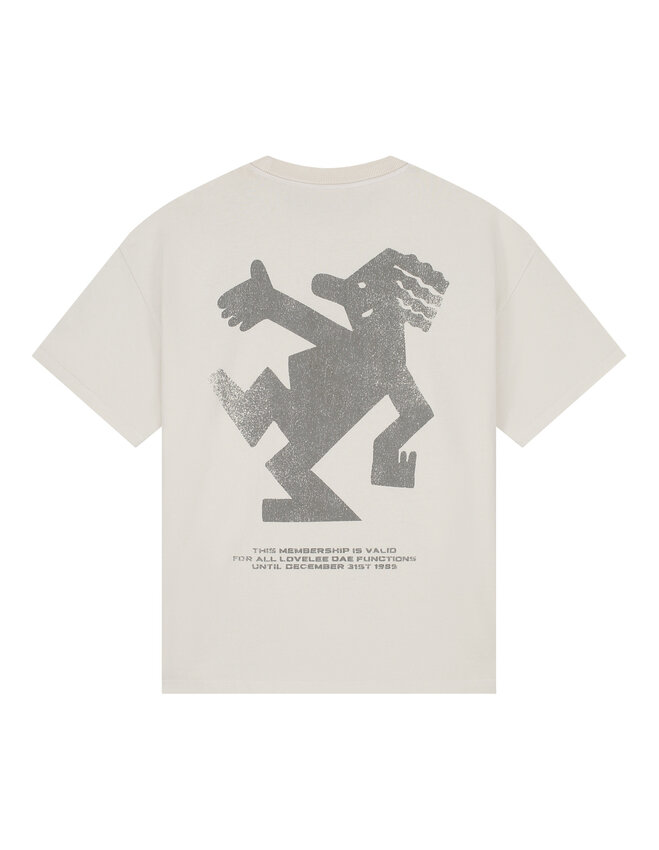 LOVELEE DAE SS Frankie Tee Jack Logo Vintage White